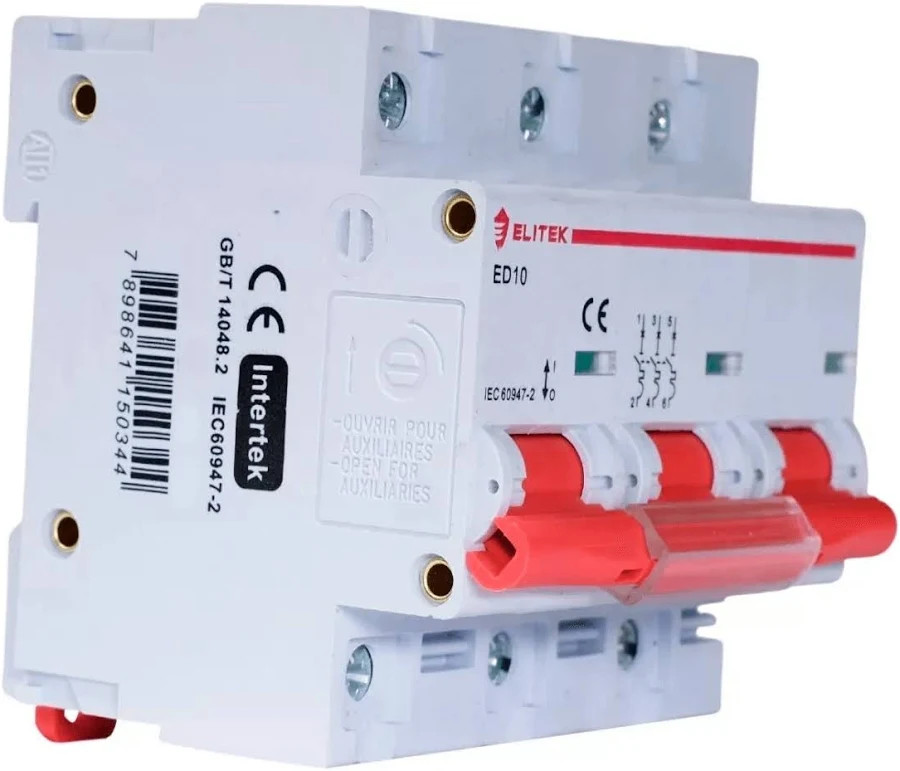 Disjuntor Tripolar DIN  70A Elitek 