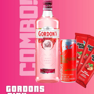COMBO GORDONS PINK C/ RED BULL