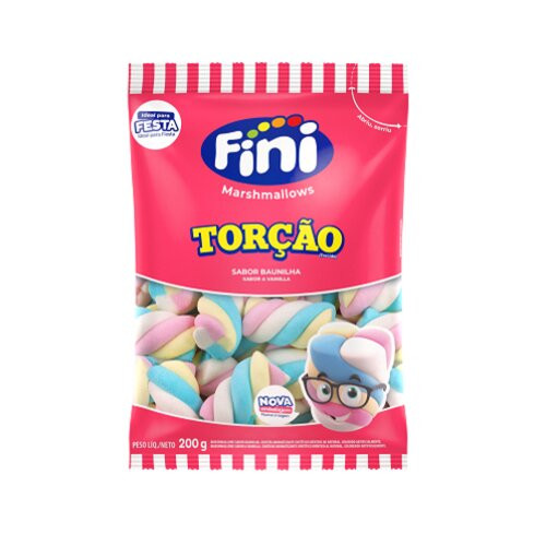 MARSHMALLOW FINI TORÇAO BAUNILHA 200G