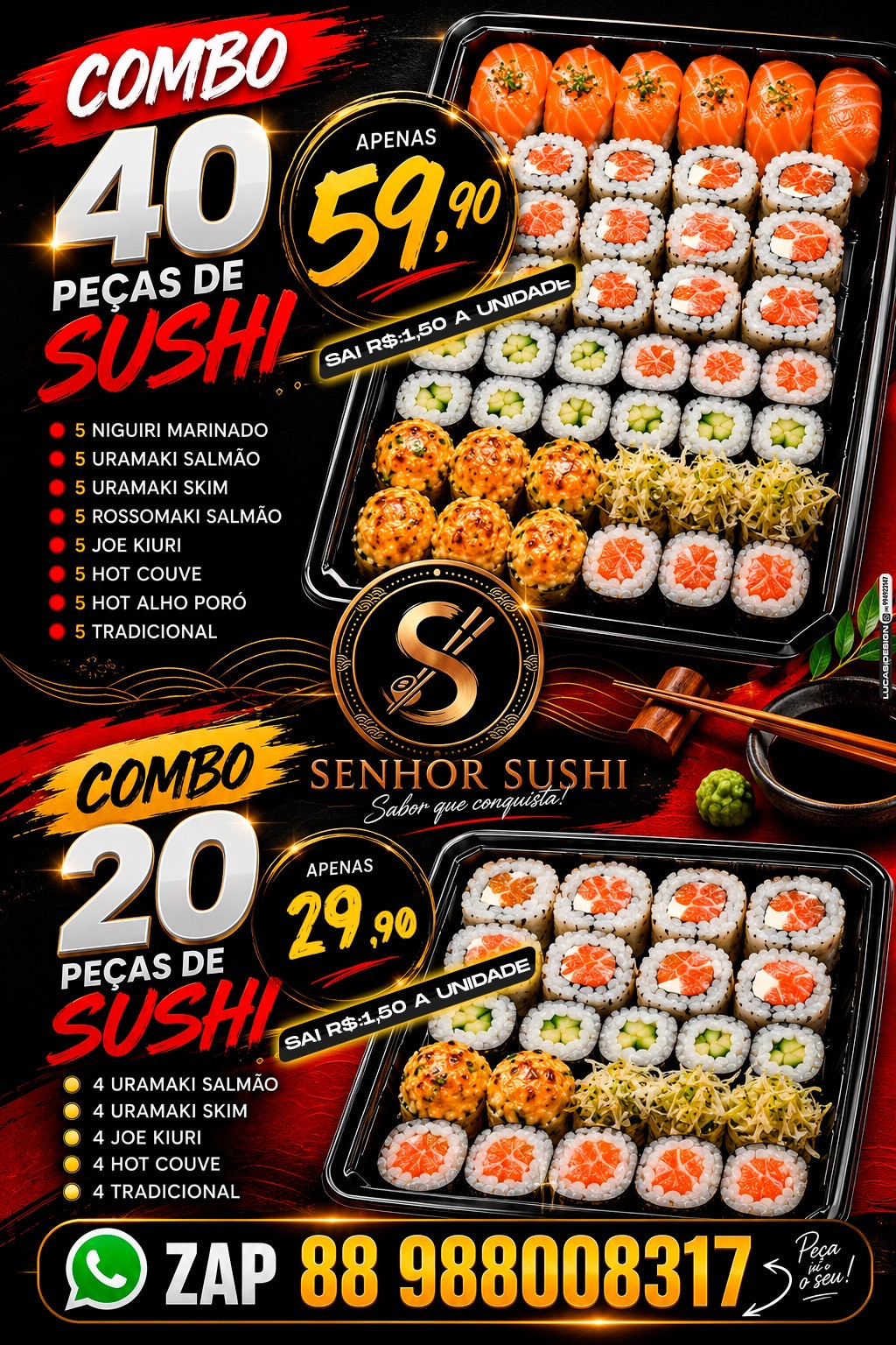 Combinado de 40 peças 