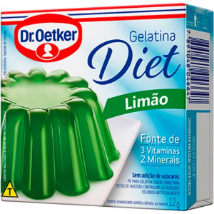 GELATINA DIET DR OETKER SABOR LIMÃO 12G