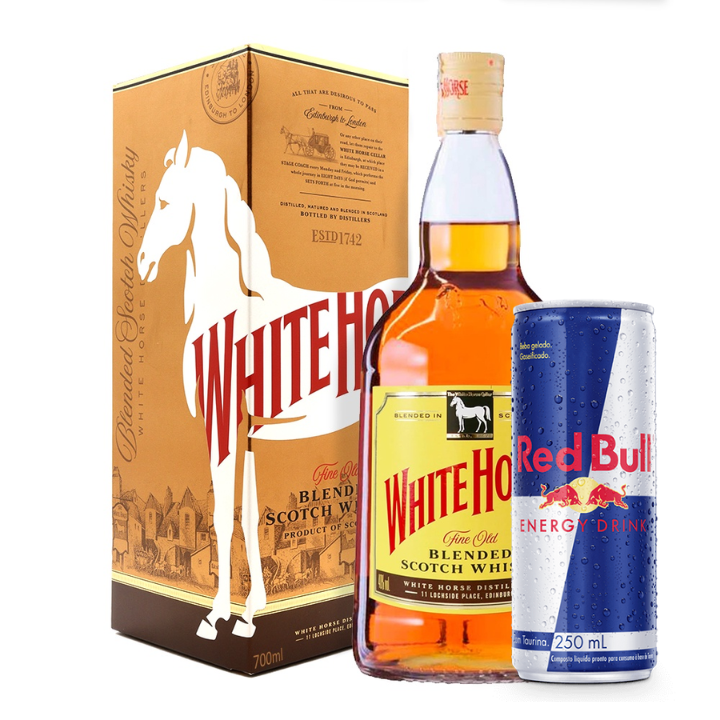 DOSE CAVALO BRANCO C/ RED BULL