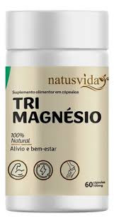 Tri Magnésio Natusvida 500mg 60 Caps