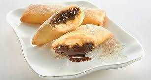 Rolinho de chocolate com banana ( unid )