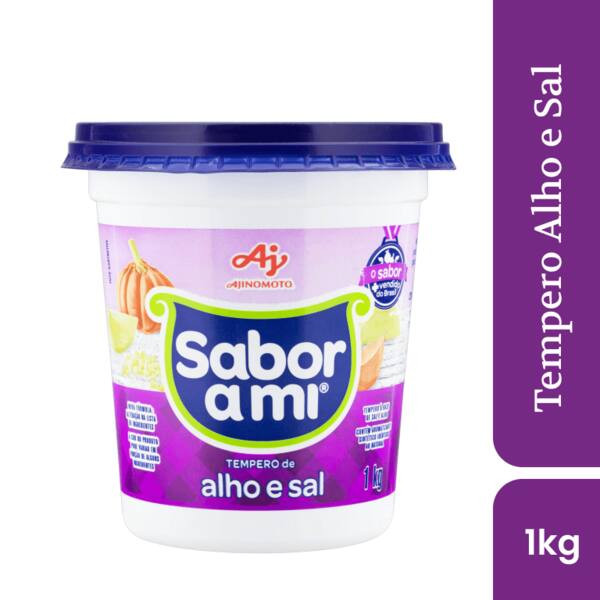 Tempero Pronto Alho e Sal Sabor a Mi 1kg