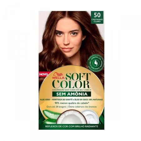 COLORAÇÃO TINTURA SOFT COLOR 50 CASTANHO CLARO