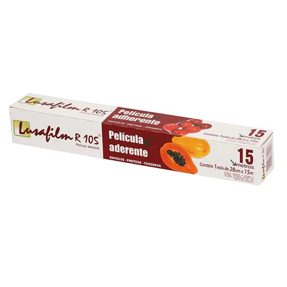 PLASTICO OU PAPEL FILME PVC LUSAFILM  15MT