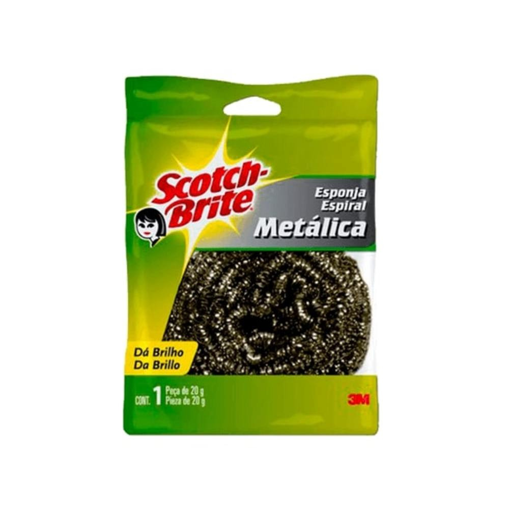 ESPONJA DE AÇO SCOTCH BRITE METALICA 20G