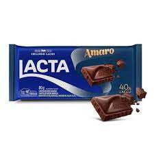 CHOCOLATE AMARO LACTA 80G