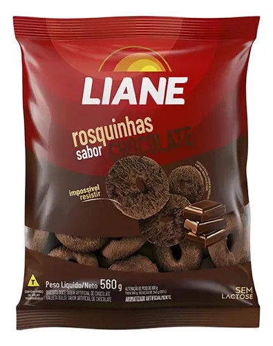 BISC LIANE ROSQUINHA CHOCOLATE 280G