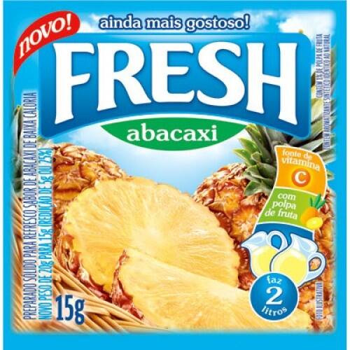 Refresco em Pó Fresh Abacaxi Sachê 15g