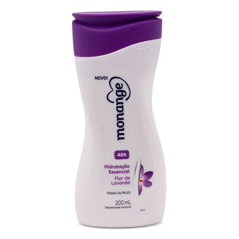 LOÇÃO HIDRATANTE MONANGE FLOR DE LAVANDA 200ML