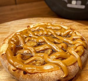  Esfiha doce de leite com banana