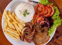 Bisteca suína e Toscana