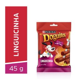 Petisco Linguicinha Cães Adultos e Filhotes Doguitos 45g