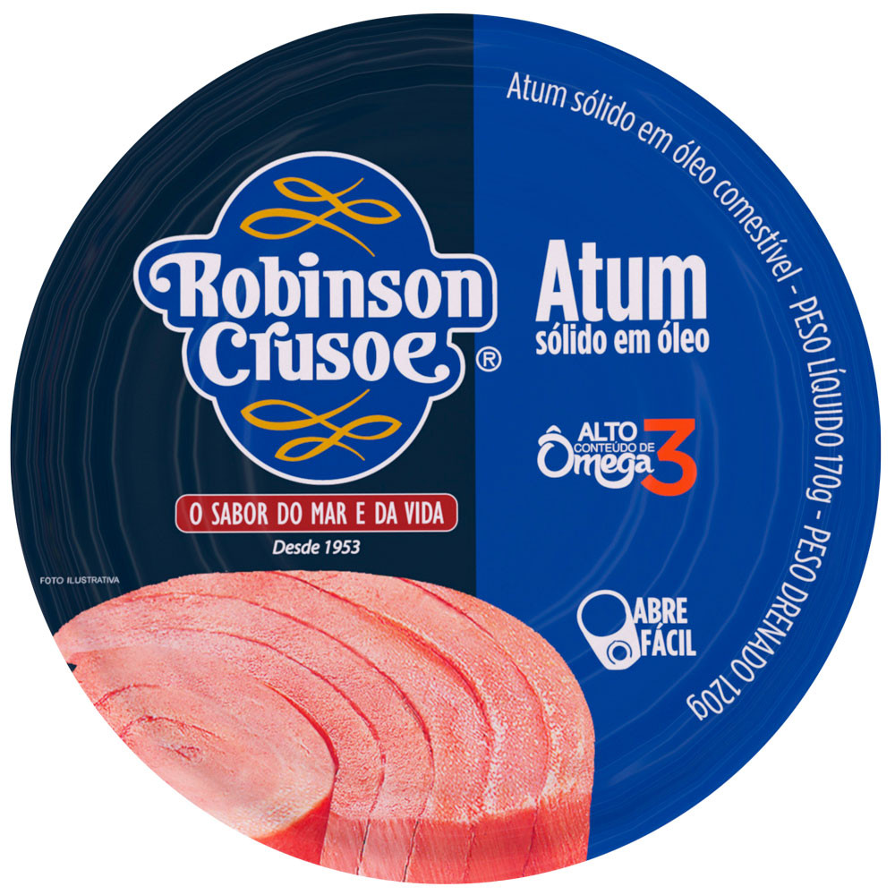 ATUM ROBISON CRUSOE SOLIDO AO NATURAL LT170G¬