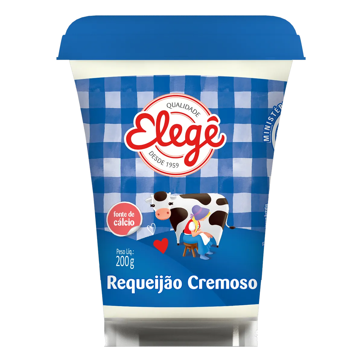 Requeijao Elege Cp 200g Tradicional