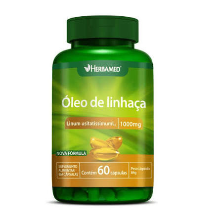 Oleo De Linhaca 1000mg Herbamed Pt 60cap