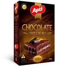 Chocolate em pó 50% cacau Apti 200g