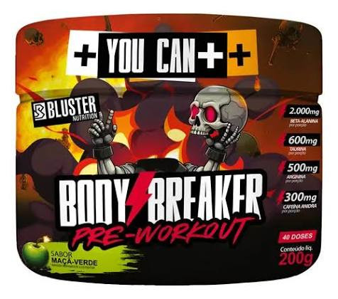 Pre Treino Body Breaker Maca Verde 200gr