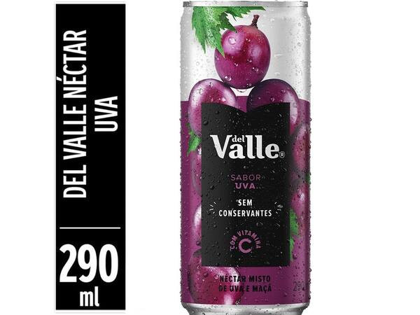 Suco Del Valle Néctar Sabor Uva  Lata 290ml
