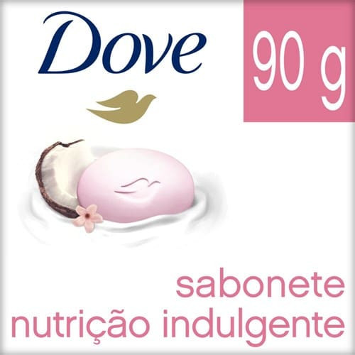 Sabonete em Barra Delicious Care Leite de Coco e Jasmim Dove 90g