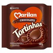 BISCOITO RECHEADO TORTINHA CHOCOLATE MARILAN 300G