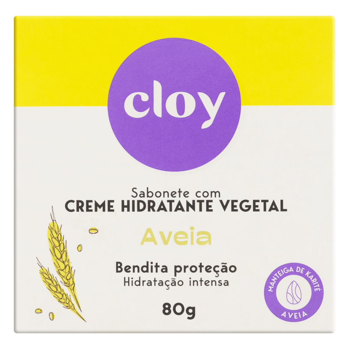 SABONETE CLOY CR HID AVEIA 80G