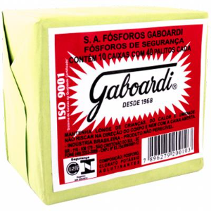 FÓSFORO PACOTE 10 CAIXAS COM 40 PALITOS