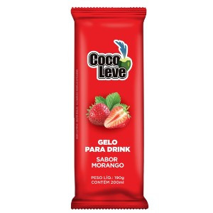 GELO DE MORANGO COCO LEVE