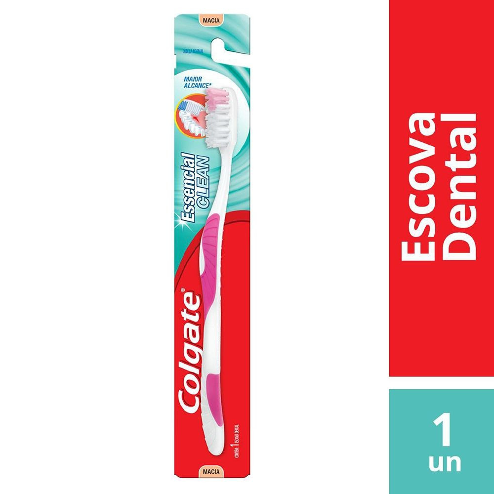 Escova Dental Colgate Essencial Clean