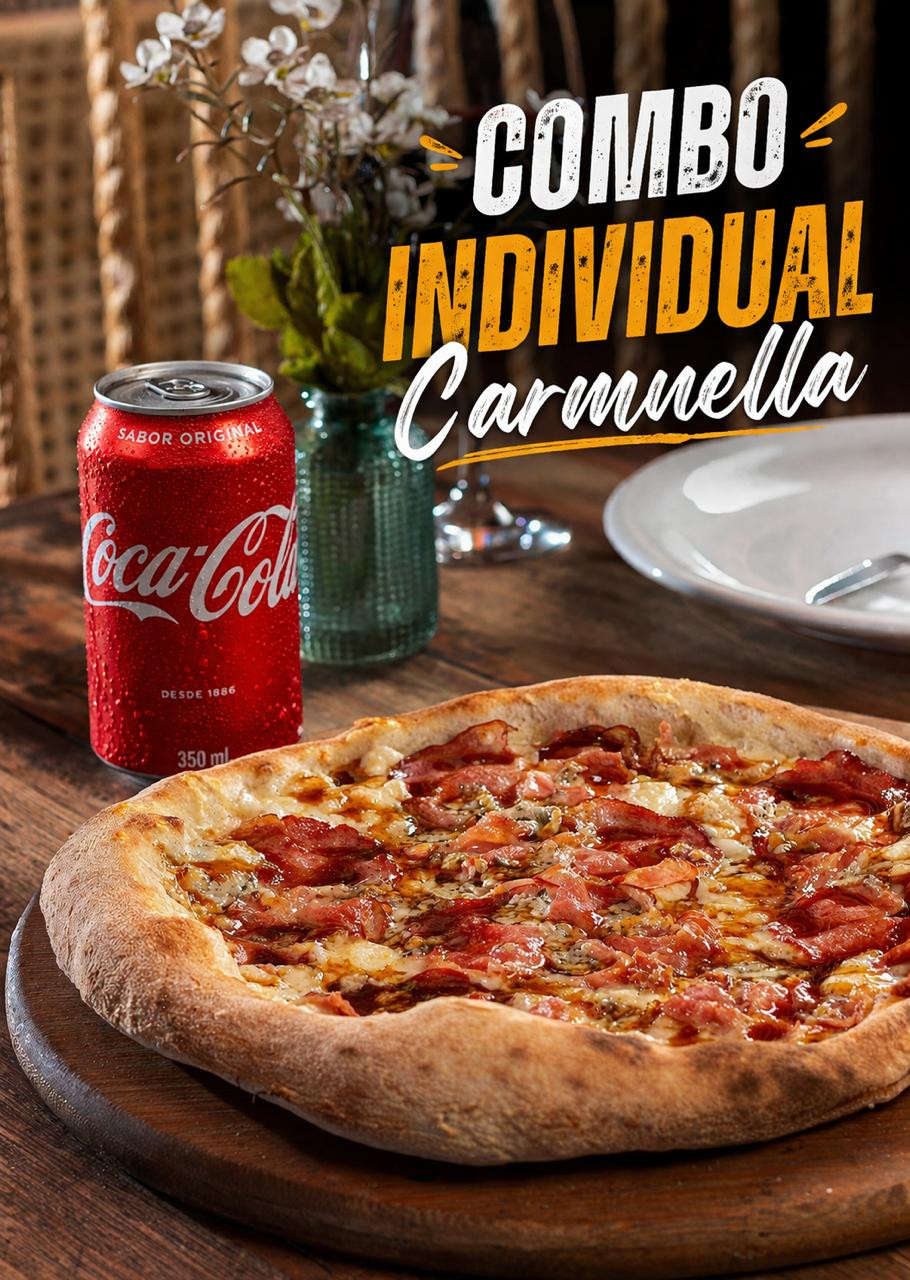 COMBO INDIVIDUAL - PIZZA M + COCA LATA