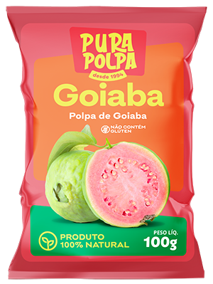 POLPA DE FRUTA PURA POLPA GOIABA 100G
