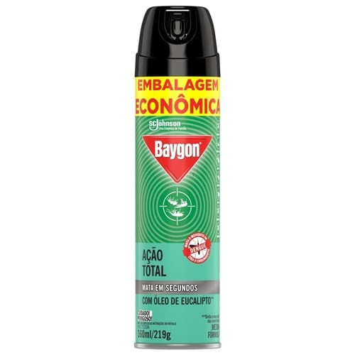 Inseticida Aerosol Ação Total Óleo de Eucalipto Baygon 360ml