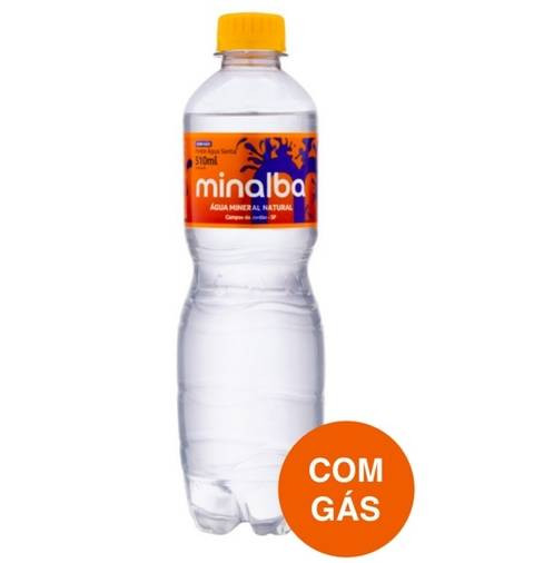 Agua Minalba com Gas 510ml