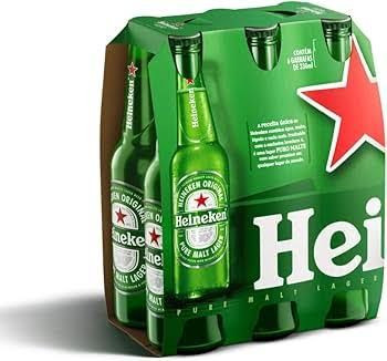 6x Heineken 330ml (R$8,99)
