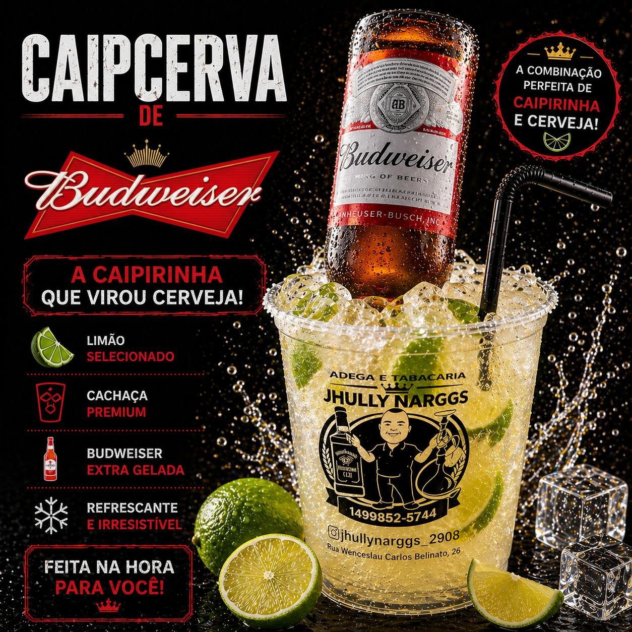 CAIPCERVA BUDWEISER 700ML