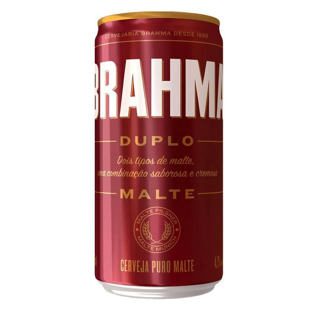 CERVEJA BRAHMA DUPLO MALTE LT 269ML
