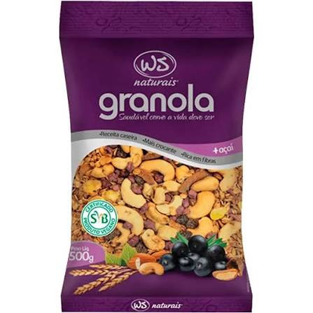 Granola Ws Naturais Acai Pct 500g