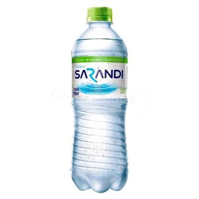 Água Mineral com Gás Sarandi 500ml