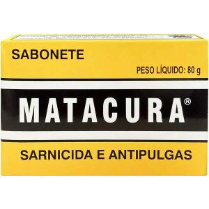 SABONETE MATACURA SARNICIDA E ANTI-PULGAS CX80G