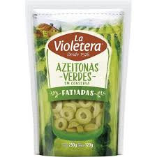 AZEITONA LA VIOLETERA 120G VERDE FAT. SC