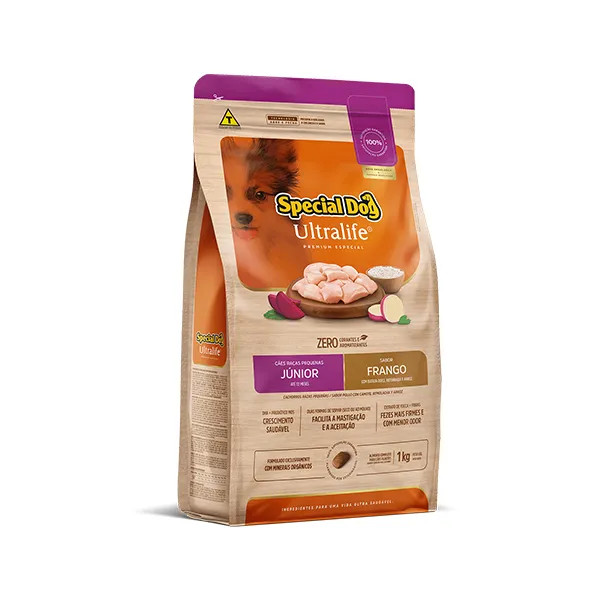 Special Dog Ultralife Frango Filhote Porte Pequeno 1kg