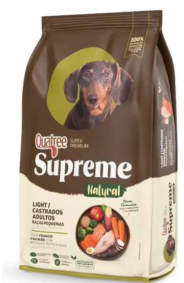 Quatree Supreme Light/Castrado Raças Pequenas 10kg