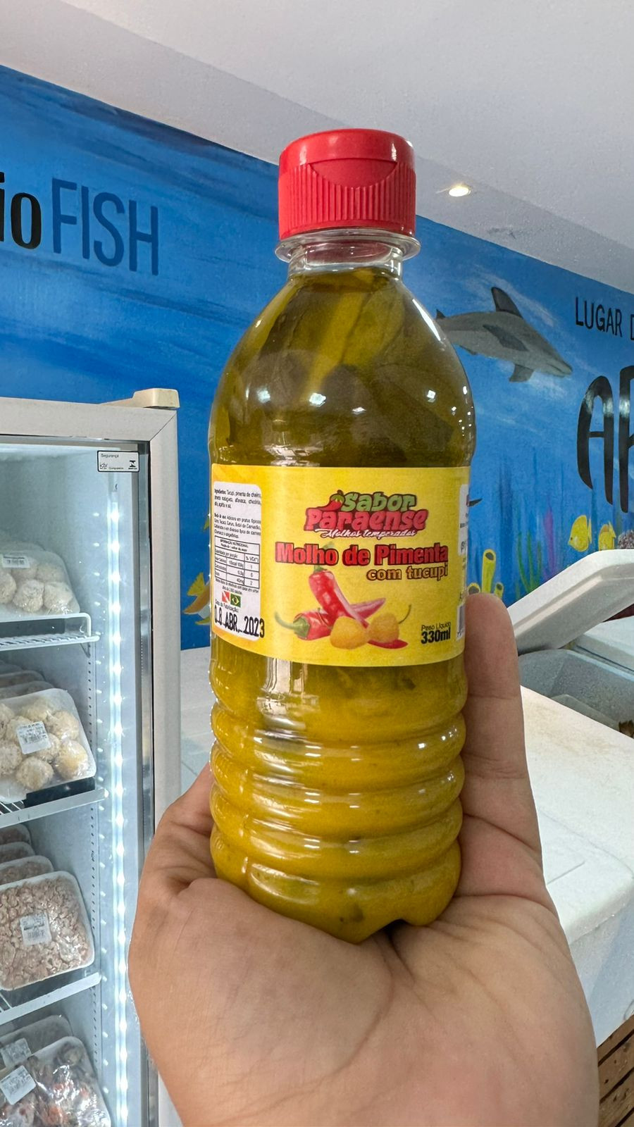 Molho de pimenta c/ tucupi (300ml) AMARELA