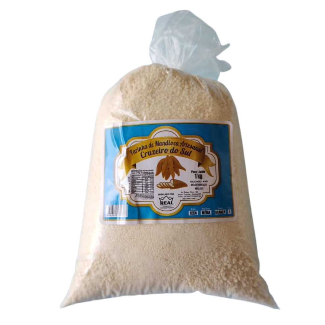 FARINHA DE MANDIOCA CRUZEIRO DO SUL BRANCA 1KG