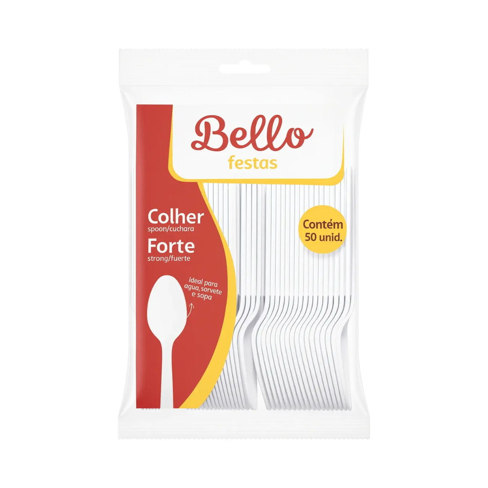 COLHER MASTER BELLO C50 BRANCA