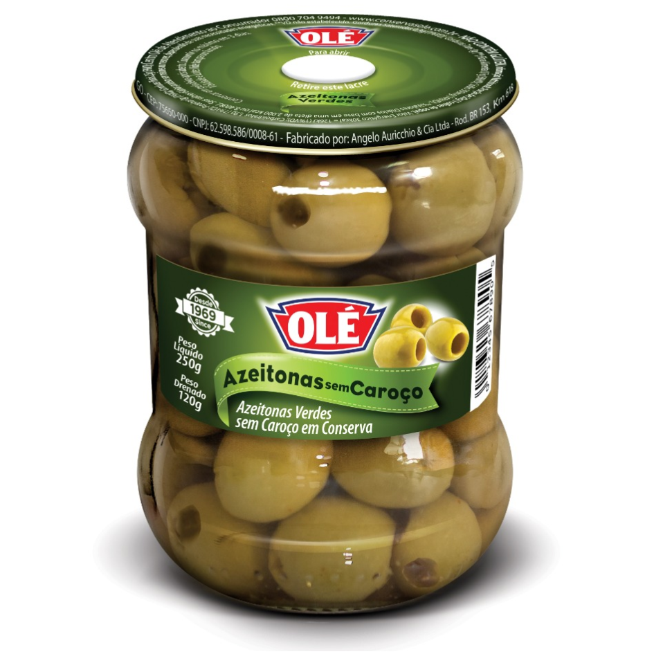 AZEITONA OLE S/ CAROÇO VD120G¬