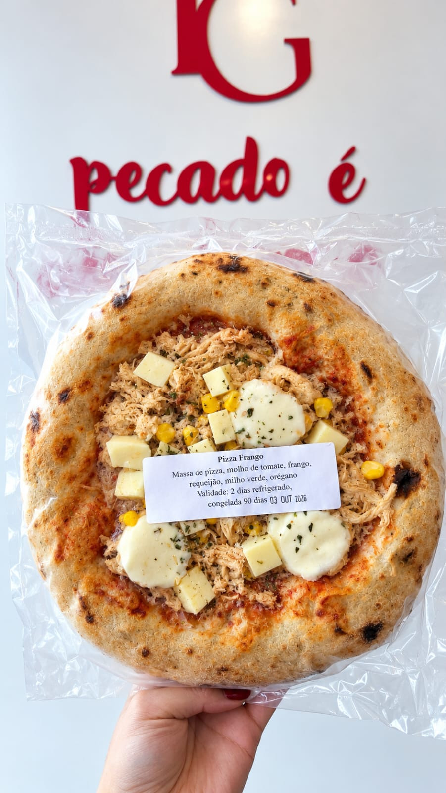 PIZZA DE FRANGO 