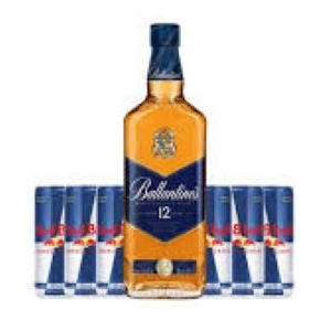COMBO BALLANTINES C RED BULL